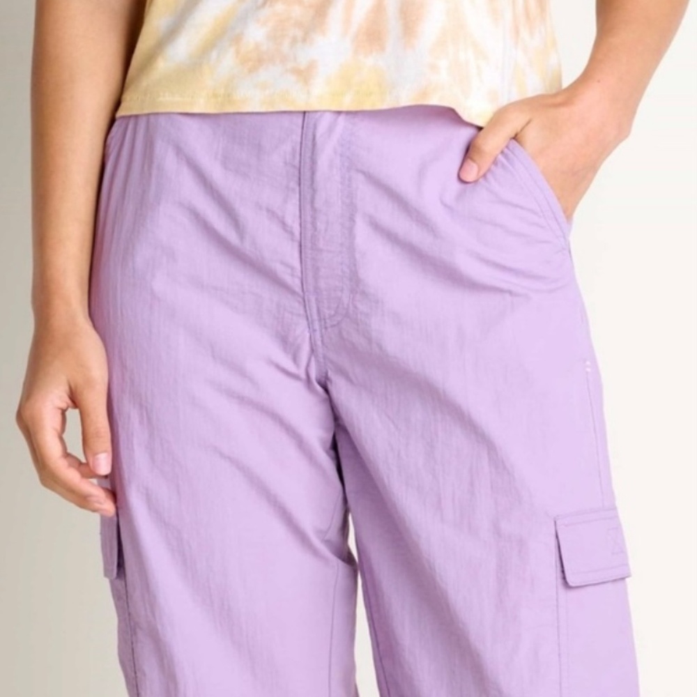 NWT Toad&Co Orchid 100% Recycled Nylon Cinchable Hiking Pants - Picture 6 of 7